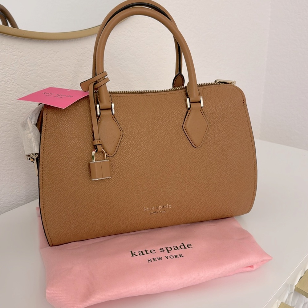 Kate Spade Zip Code Pebbled Satchel